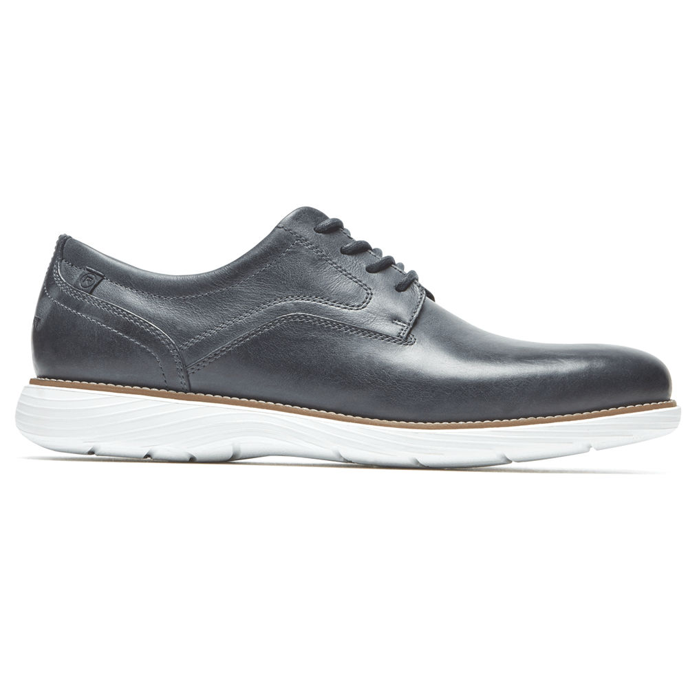 Rockport Oxfords For Mens Navy - Garett Plain Toe - UC1952368